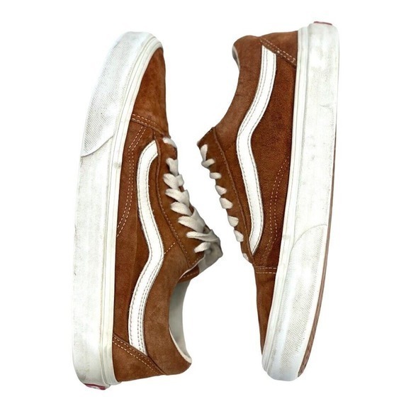 Vans Old‎ Skool Pig Suede - Tortoise Shell 2022 Skate Shoes Women’s 8 Men’s 7 - Picture 8 of 11